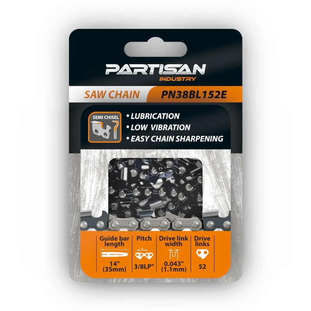 Цепь пильная PARTISAN PN38BL152E