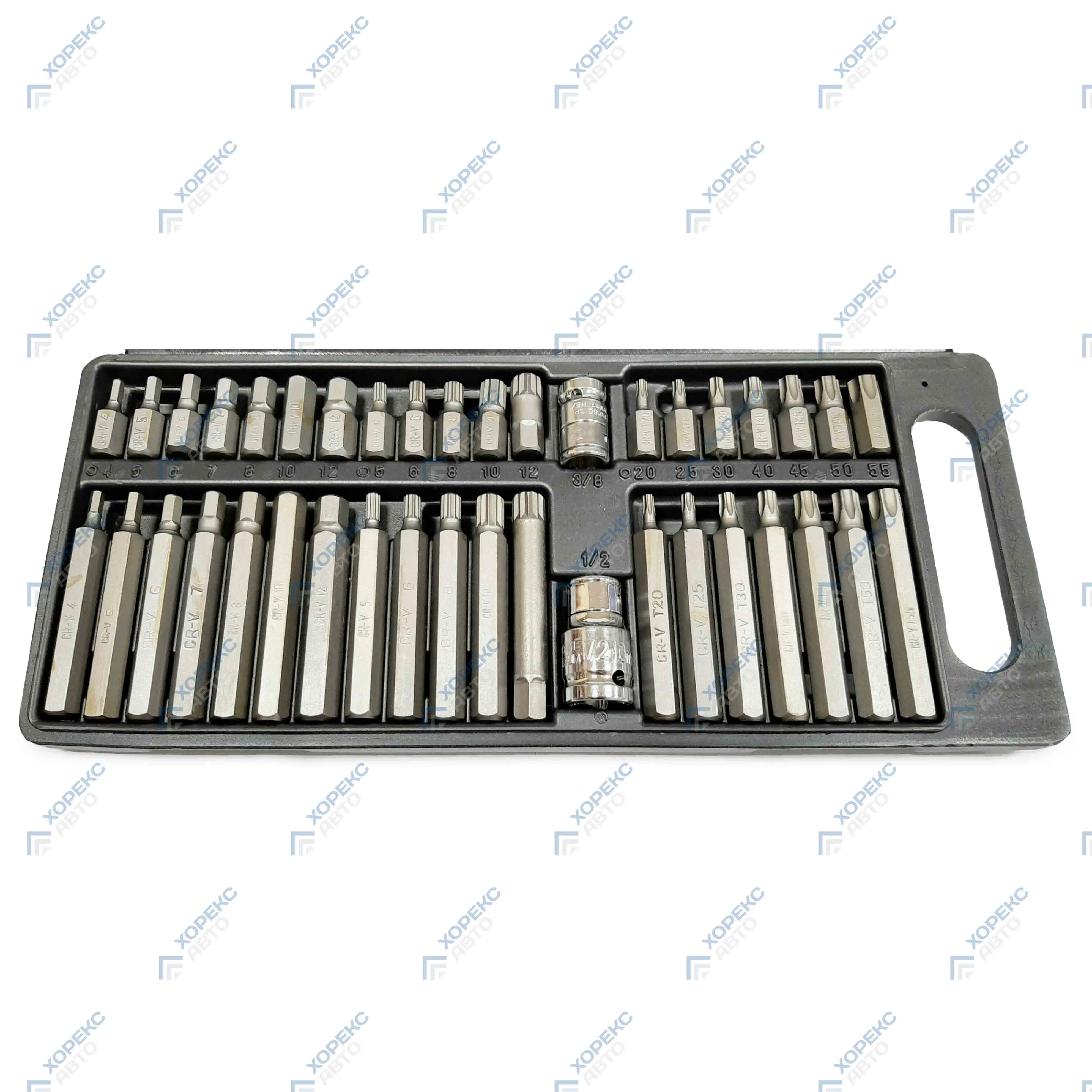 Набор вставок (бит) TORX 40 предметов Хорекс Авто HZ 28.1.001J