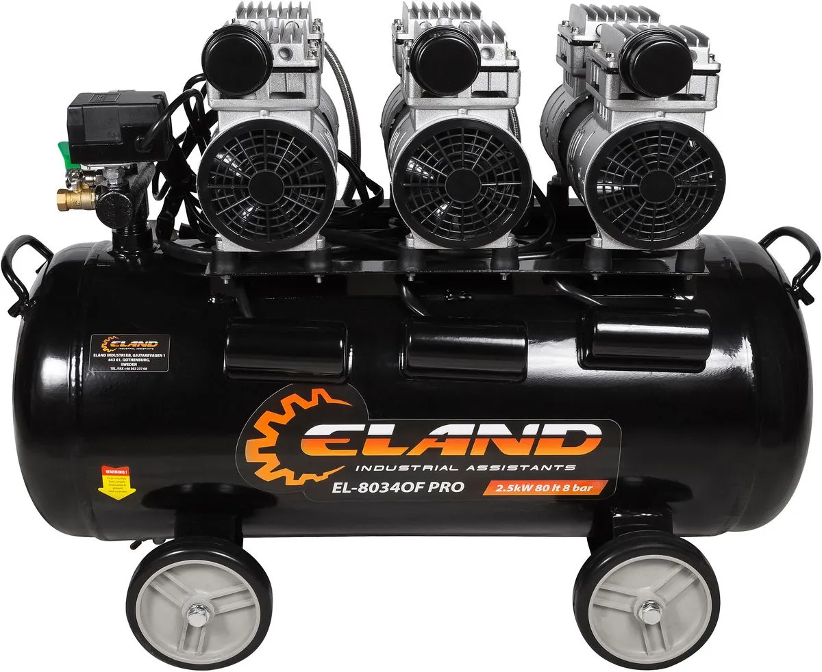 Компрессор воздушный безмаслянный ELAND EL-8034OF PRO
