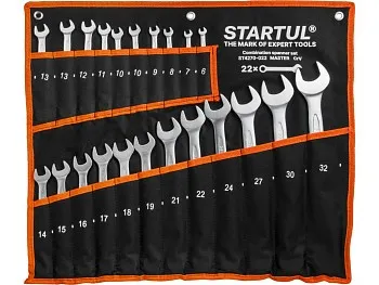 Набор ключей комбинир. 6-32мм 22шт STARTUL MASTER (ST4270-022)