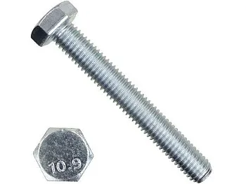 Болт М20х100 мм шестигр., цинк, кл.пр. 10.9 ГОСТ 7798-70 (25 кг)