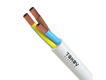 Провод ПВС 3х1,5 (2х1.5+1х1.5) (бухта 100м) Б TOKOV ELECTRIC