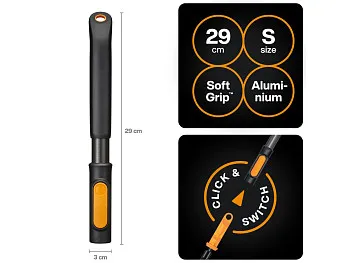 Рукоятка малая алюминиевая S 29см OneClick FISKARS