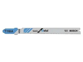 Пилка лобз. по металлу T118A (1 шт.) BOSCH