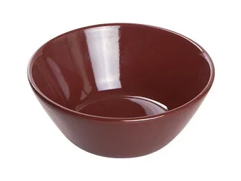 Салатник керамический, 141 мм, круглый, серия Гиресун, шоколад, PERFECTO LINEA