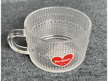 Кружка стеклянная, 400 мл, серия Crystal charm, PERFECTO LINEA