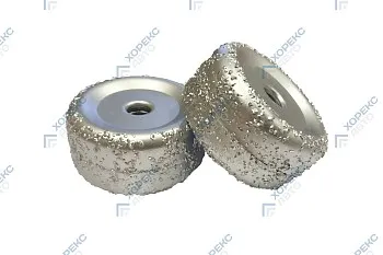 Колесо полировочное двойное 3/8" (9.5 мм) GTA 93-166