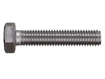 Болт М12х100 шестигр., нерж.сталь (А2), DIN 933 (25 шт в уп.)