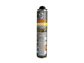 Клей-пена полиуретановая професс. KANZLER CEMENT (850мл)