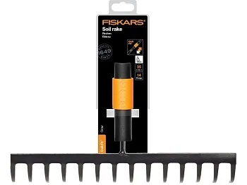 Грабли мет. для грунта 14 зубьев QuikFit FISKARS