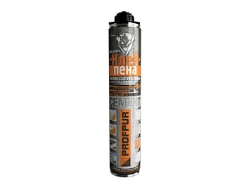 Клей-пена полиуретановая професс. PROFPUR CEMENT (850мл)