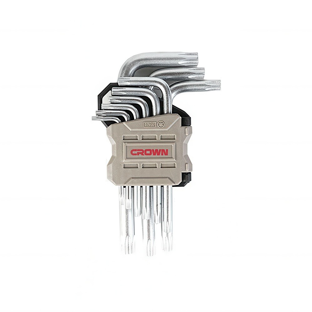 Набор ключей Torx CROWN T10-T50 9шт короткие CPHOK-TMAX09