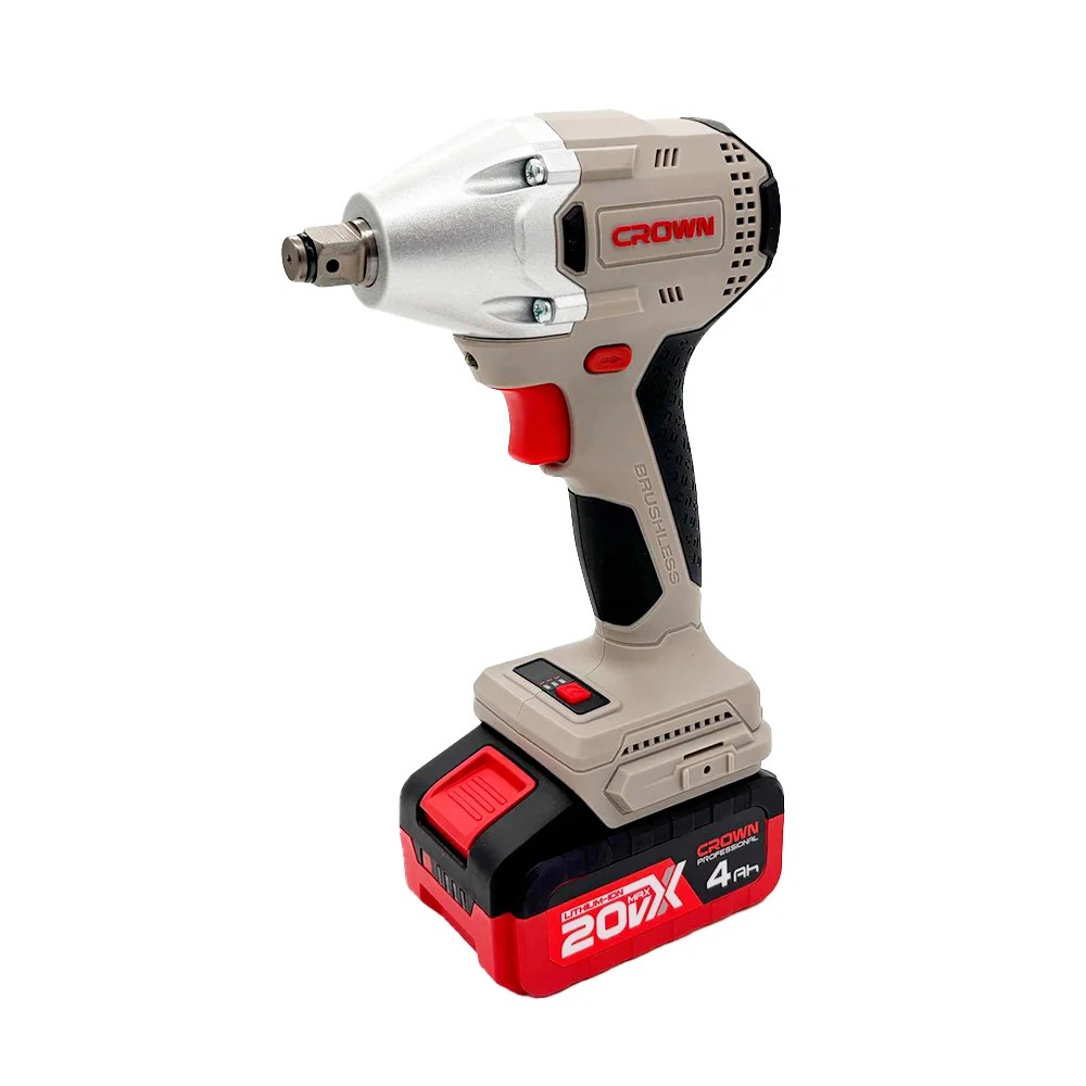Гайковерт ударный аккумуляторный CROWN CT22046HX-4S TB