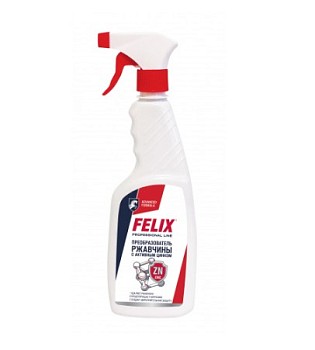 Преобразователь ржавчины с активным цинком Felix 500мл