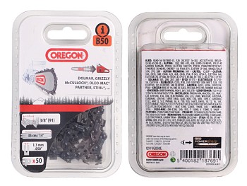 Цепь 35 см 14" 3/8" LP 1.3 мм 50 зв. 91VG (в блистере) OREGON