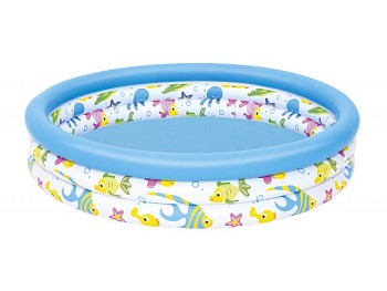 Надувной детский бассейн Coral Kids, 122х25 см, BESTWAY