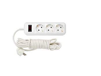 Удлинитель бытовой 5м (3 роз., 2.5кВт, с/з, ПВС 3х0,75) Bylectrica