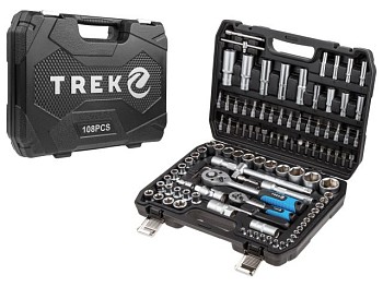 Набор головок и бит 108пр. TREK