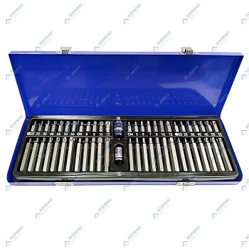 Набор вставок (бит) TORX 54 предмета Хорекс Авто HZ 28.1.076J