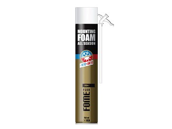 Пена монтажная бытовая всесезонная FOME FLEX "Mounting foam all season" (750мл)