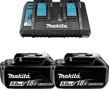 Комплект аккумулятор LXT 18.0 В BL1850B 2 шт. + зарядное устройство DC18RD