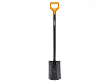 Лопата штыковая с закругл.лезвием FISKARS Solid