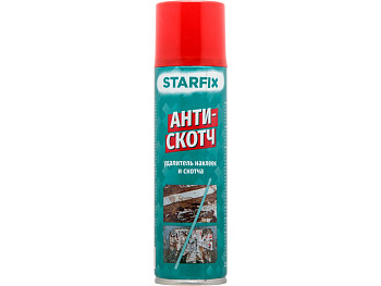 Удалитель наклеек и скотча STARFIX Антискотч (аэрозоль) 335 мл
