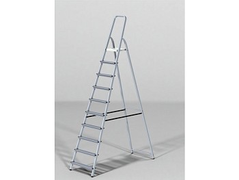Лестница-стремянка алюм. 217 см 10 ступ. 8,1 кг PRO STARTUL (ST9940-10)