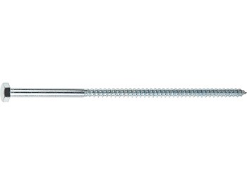 Шуруп 10х260 мм шестигр. головка, цинк, DIN 571 (180 шт в коробе) STARFIX