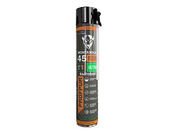 Пена монтажная бытовая PROFPUR Ultra (750мл)