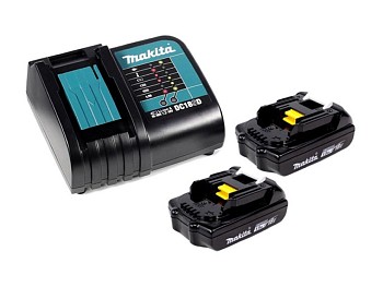 Комплект аккумулятор LXT 18.0 В BL1815N 2 шт. + зарядное устройство DC18SD в кейсе