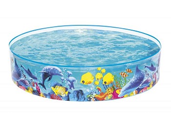 Складной детский бассейн Fill 'N Fun Odyssey, 183х38 см, BESTWAY