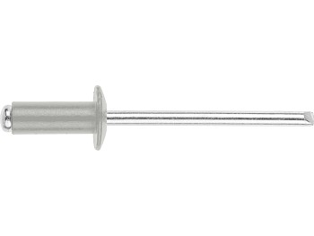 Заклепка вытяжная 3.2х8 мм алюминий/сталь, RAL 9002 (1000 шт в карт. уп.) STARFIX