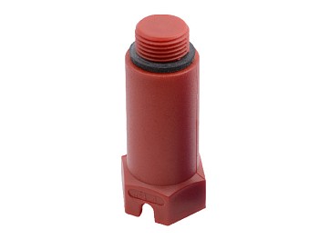 Заглушка монтажная 1/2 красная (в уп. 50 шт)