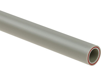 Труба ПП стекловолокно 25х4,2 PN25 SDR6 сер. 4м AV Engineering