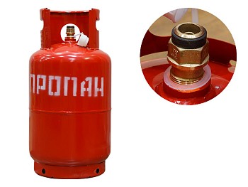 Баллон газовый бытовой 27л с КБ-2 (1-27-2,4-В)