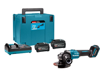 Аккум. углошлифмашина MAKITA XGT GA005GU201 в чем.