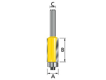 Фреза д/окант.22х25,4х8х32х2Т MAKITA