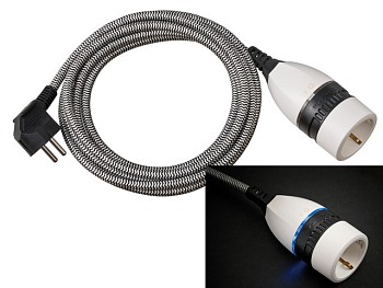 Удлинитель-шнур 3 м (1 роз., 3.3кВт, с/з, ПВС) Brennenstuhl Comfort-Line