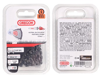 Цепь 40 см 16" 3/8" LP 1.3 мм 55 зв. 91VG (в блистере) OREGON