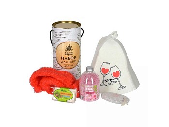 Подарочный набор "Для нее", 5 предметов, "Банные штучки"