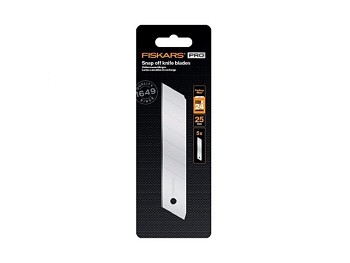 Лезвия сменные сегментированные 25мм 5шт CarbonMax FISKARS