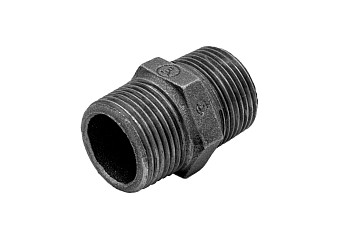 Ниппель 2" нар.-нар. чугун черн., AV Engineering