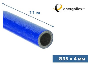 Теплоизоляция для труб ENERGOFLEX SUPER PROTECT синяя 35/4-11м