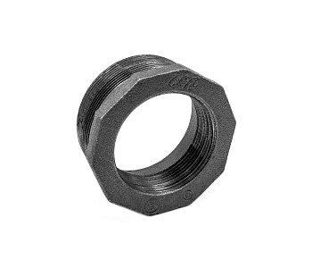Футорка 1 1/4" х 3/4" нар.-вн. чугун черн., AV Engineering