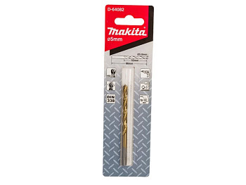 Сверло по металлу ц/х 5.0х52х86 мм HSS-TiN Economy MAKITA
