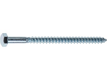 Шуруп 8х100 мм шестигр. головка, цинк, DIN 571 (5 кг) STARFIX