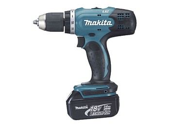 Аккум. ударная дрель-шуруповерт MAKITA LXT DHP 453 RFE в чем.