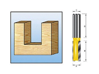 Фреза пазовая 20x20x8x32x2T MAKITA