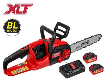 Аккум. пила цепная WORTEX CEC 3536-1 шина 35 см (14"), 3/8" LP, 1.3 мм  с акб и зу ALL1 XLT SET